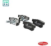 Disc Brake Brake Pad Set Delphi LP1972 Fits Honda Accord CR-V FR-V Saber