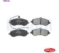 Disc Brake Brake Pad Set Delphi LP1995 Fits Citroen Fiat Peugeot Toyota