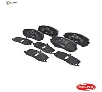 Front Disc Brake Brake Pad Set Delphi LP2001 Fits Suzuki Grand Vitara