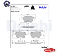 DELPHI LP2025 Brake pad set