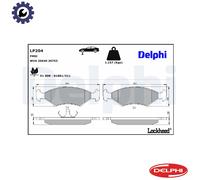 Disc Brake Brake Pad Set Delphi LP204 Fits Ford Escort Fiesta Courier Orion