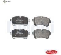 Brake pads Low-Metallic LP2040 DELPHI for IVECO DAILY III Platform/Chassis