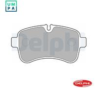 DELPHI LP2040 Brake pad set