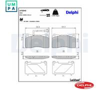 DELPHI LP2045 Brake pad set