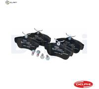 BRAKE PAD SET DISC BRAKE LP2071 FOR PEUGEOT EXPERT/Platform/Chassis/Van/TEPEE