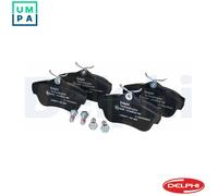 Disc Brake Brake Pad Set Delphi LP2071 Fits Citroen Fiat Peugeot Toyota