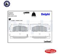 BRAKE PAD SET DISC BRAKE LP2074 FOR MITSUBISHI CHALLENGER/II PAJERO/SPORT 2.4L
