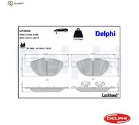 Front Disc Brake Brake Pad Set Delphi LP2091 Fits BMW X5 X6 Braking System