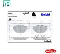 Front Disc Brake Brake Pad Set Delphi LP2091 Fits BMW X5 X6 Braking System