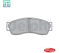BRAKE PAD SET DISC BRAKE LP2159 FOR ROVER 14K2 1.4L 475 Si 1.4L 4cyl