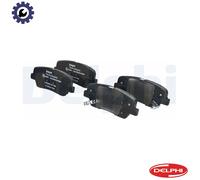 Disc Brake Brake Pad Set Delphi LP2202 Fits Genesis Hyundai Kia Ssangyong G70
