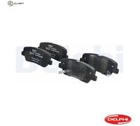 Disc Brake Brake Pad Set Delphi LP2202 Fits Genesis Hyundai Kia Ssangyong G70