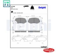 Delphi Brake Pad Set