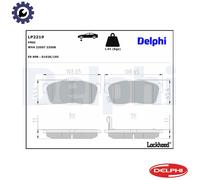 BRAKE PAD SET DISC BRAKE LP2219 FOR SUZUKI NISSAN K10B 1.0L 3cyl CELERIO 1.0L
