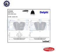 BRAKE PAD SET DISC BRAKE LP2256 FOR BMW 3/E90/E91/E92/Convertible X1/SUV/E84