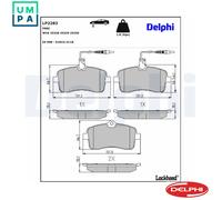 BRAKE PAD SET DISC BRAKE LP2282 FOR PEUGEOT 407/SW/Van RHH /RHR 2.0L 4cyl 407