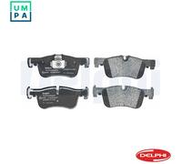 Brake Pad Set, disc brake DELPHI LP2284 for BMW 1 (F20) 2 2011-2015