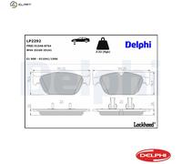 DELPHI LP2292 Brake pad set