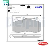 BRAKE PAD SET DISC BRAKE LP2304 FOR MERCEDES-BENZ CLS/Shooting/Brake/SEDAN 3.0L