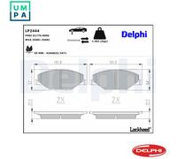 DELPHI LP2444 Brake pad set