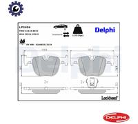 BRAKE PAD SET DISC BRAKE LP2494 FOR BMW 3/Van/F1/Gran/Turismo/F4/F6/F8/F2/F82