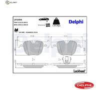 DELPHI LP2494 Brake pad set