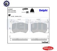 DELPHI LP2507 Brake pad set