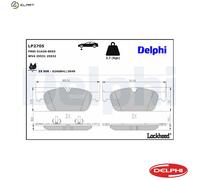 BRAKE PAD SET DISC BRAKE LP2705 FOR MERCEDES-BENZ M276.821/825OM 642.826 3.0L