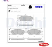 DELPHI LP2714 Brake pad set