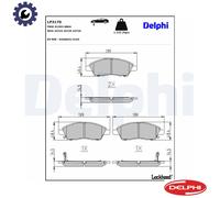 BRAKE PAD SET DISC BRAKE LP3170 FOR CHERY CIELO/Hatchback FENGYUN/2/Fastback R30