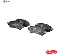 BRAKE PAD SET DISC BRAKE LP3189 FOR MAZDA P5Y6/P5X0/P5Y8 1.5L 4cyl 2