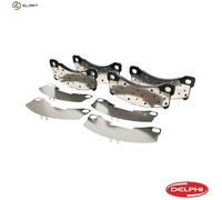 Disc Brake Brake Pad Set Delphi LP3217 Fits Porsche Cayenne Macan Panamera