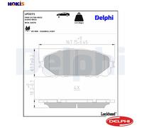 DELPHI LP3271 Brake pad set