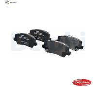 DELPHI LP3363 Brake pad set