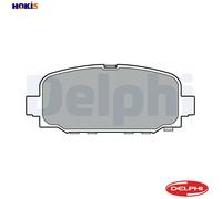 DELPHI LP3398 Brake pad set