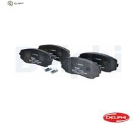 Disc Brake Brake Pad Set Delphi LP3399 Fits Mitsubishi Eclipse Cross Outlander