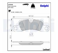 BRAKE PAD SET, DISC BRAKE LP3546