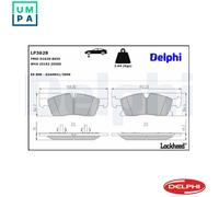 DELPHI LP3628 Brake pad set