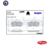 DELPHI LP3628 Brake pad set