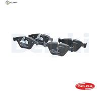 Delphi Brake Pads Front W/ Anti-Squeak Plate Fits BMW 1 Series 3 Series 5 Series