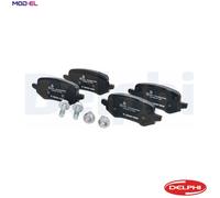 BRAKE PAD SET DISC BRAKE LP3649 FOR FORD M0JA/BZJA/B7JB/B7JA 1.0L 3cyl PUMA