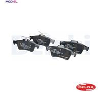Delphi Brake Pads Set Rear With Anti-Squeak Plate Fits Ford Transit Connect