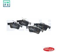 Delphi Brake Pads Set Rear With Anti-Squeak Plate Fits Ford Transit Connect