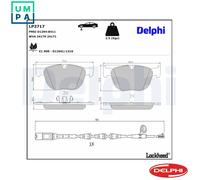 BRAKE PAD SET DISC BRAKE LP3717 FOR BMW X5/SAV/F15/F85/E70 N47D20D B47D20 2.0L