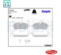 BRAKE PAD SET DISC BRAKE LP3835 FOR LAND ROVER DISCOVERY/SPORT/VAN RANGE 1.5L