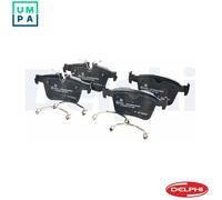 Delphi Brake Pads Rear W/ Anti-Squeak Plate Fits Volvo S60 S90 V60 V90 XC40 XC60