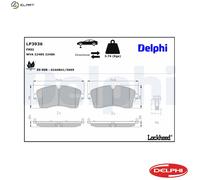 BRAKE PAD SET DISC BRAKE LP3936 FOR JAGUAR PT204 2.0L 204DTA/204DTF 2.0L 4cyl