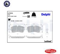 BRAKE PAD SET DISC BRAKE LP3936 FOR JAGUAR PT204 2.0L 204DTA/204DTF 2.0L 4cyl