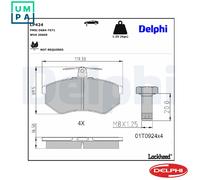 Disc Brake Brake Pad Set Delphi LP424 Fits Audi VW 80 90 Cabriolet Coupe