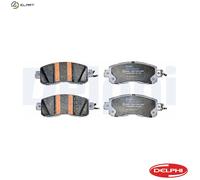 Delphi LP5003EV Brake Pads Set Front With Anti-Squeak Plate Fits Nissan Leaf